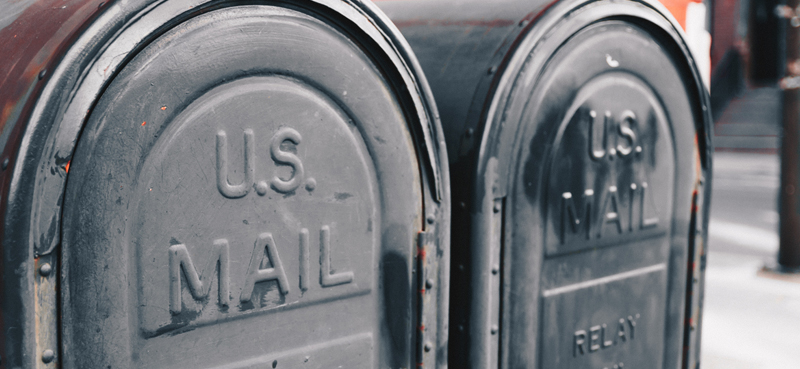 US Mail boxes