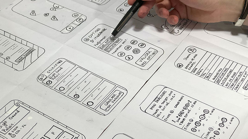 hand drawing diagrams