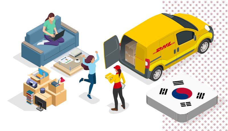 graphic of DHL logistics activities