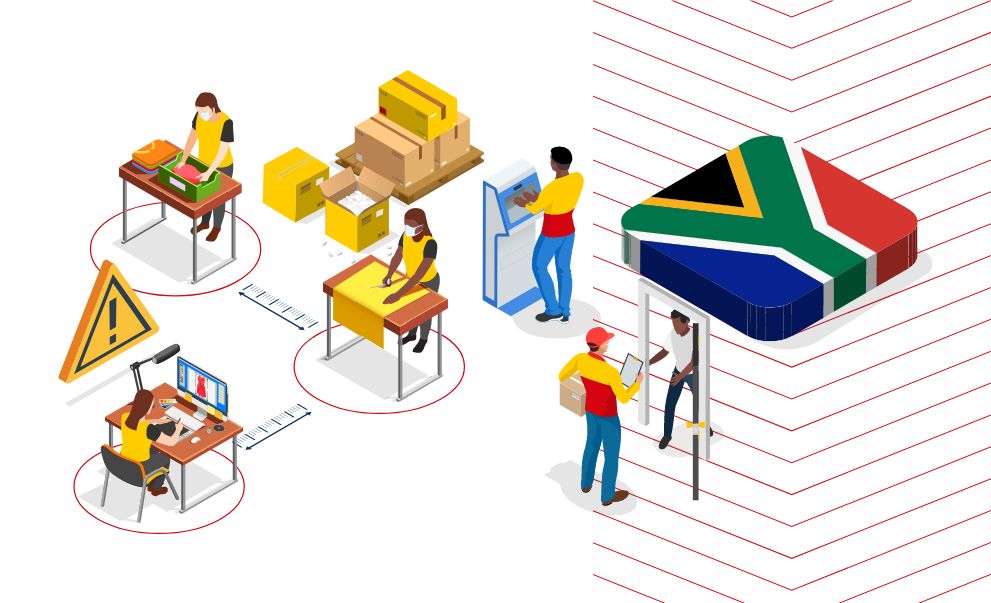 graphic of DHL logistics activities