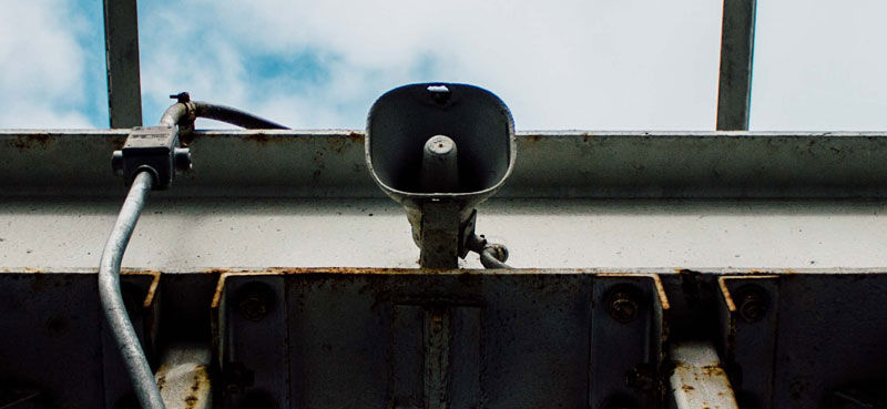 Rusty old speaker phone