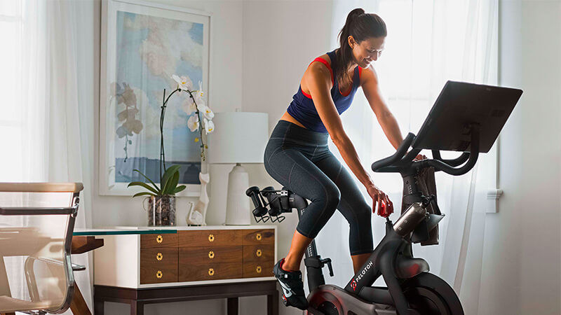 woman on an electric bicycle