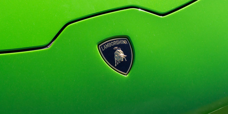 green Lamborghini 