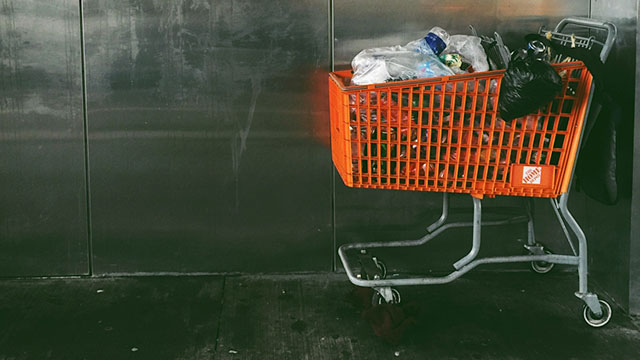 orange shopping cart