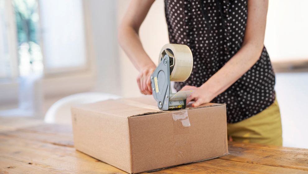 packing household items for one-time shipping