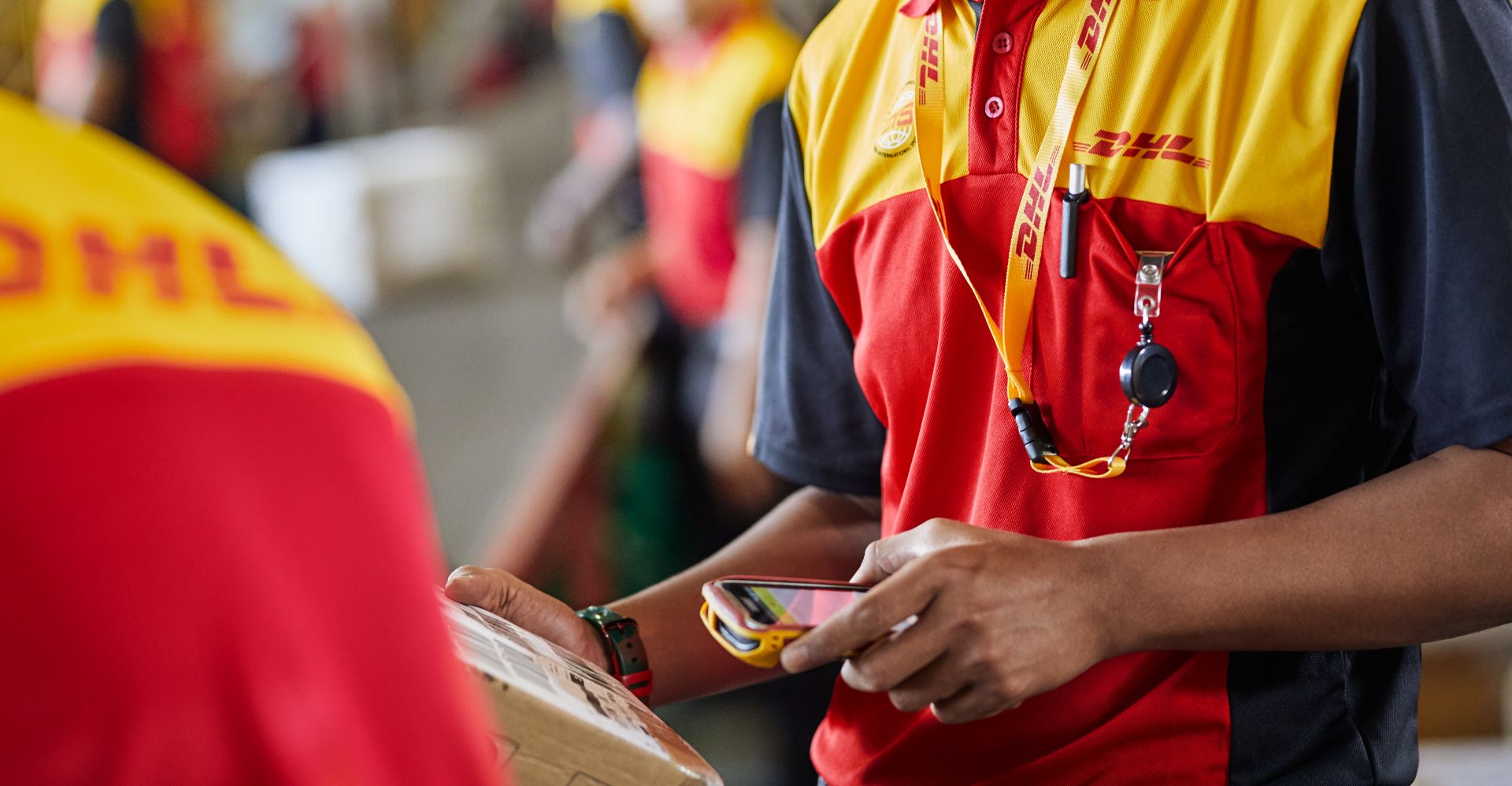 dhl express logistics staff checks for halal certification requirements