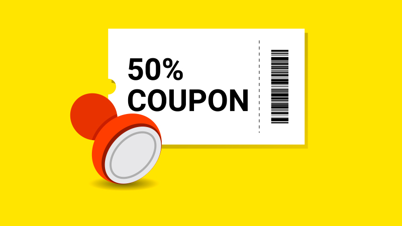 graphic of money off coupon