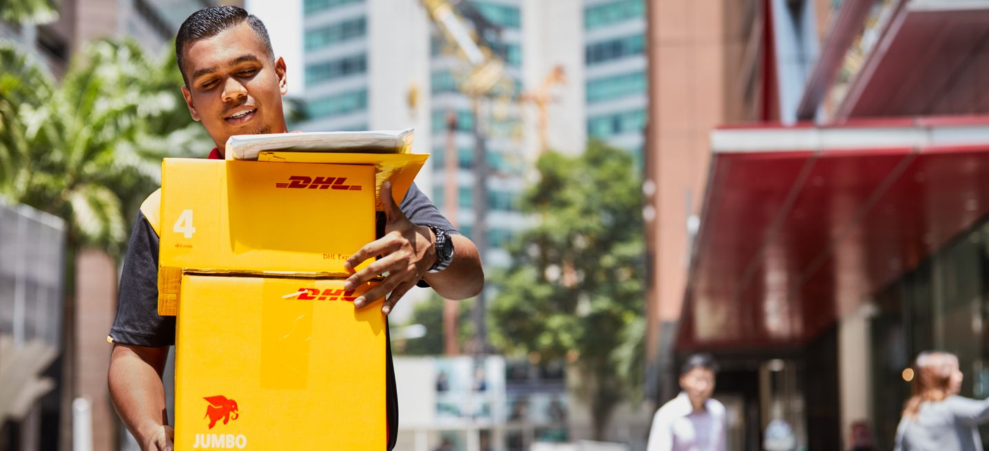DHL Express courier
